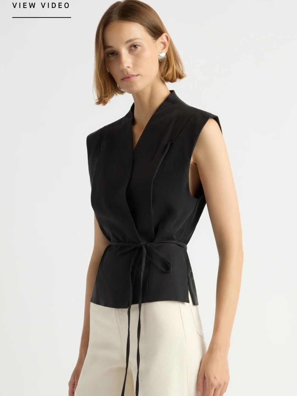 Modern Citizen Leandra Tie-Waist Top